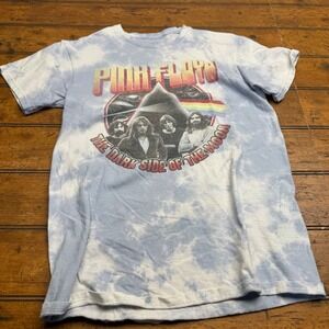 Pink Floyd The Dark Side of the Moon Tie Dye T Shirt Size S